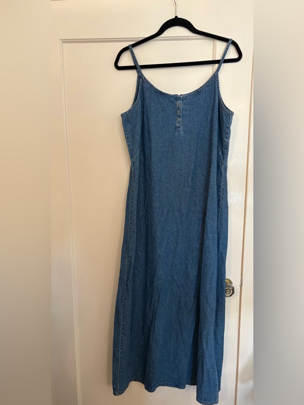 Liz Claireborne denim maxi dress
